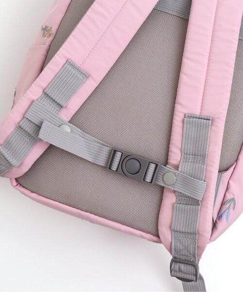 apres les cours（アプレレクール）の「バラエティ総柄刺繍リュック（バックパック/リュック・キッズ・ネイビー/ピンク/ライトグレー・FREE）」の5枚目の写真