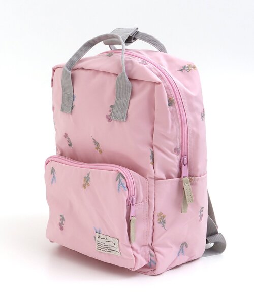 apres les cours（アプレレクール）の「バラエティ総柄刺繍リュック（バックパック/リュック・キッズ・ネイビー/ピンク/ライトグレー・FREE）」の22枚目の写真