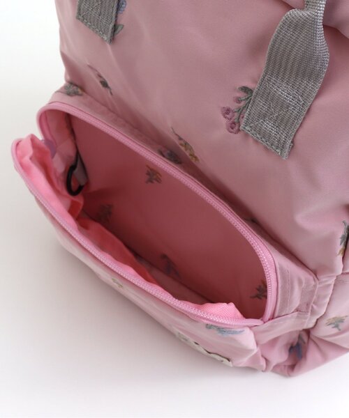 apres les cours（アプレレクール）の「バラエティ総柄刺繍リュック（バックパック/リュック・キッズ・ネイビー/ピンク/ライトグレー・FREE）」の19枚目の写真