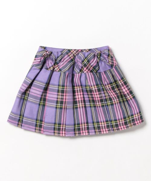 BABYDOLL（ベビードール）の「チェック スカート 8649K（スカート・キッズ・パープル/アッシュグレー/イエロー・140cm/130cm/80ｃｍ/120cm/150cm/110cm/100cm/90cm）」の4枚目の写真