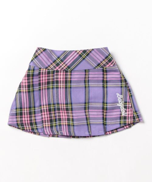 BABYDOLL（ベビードール）の「チェック スカート 8649K（スカート・キッズ・パープル/アッシュグレー/イエロー・140cm/130cm/80ｃｍ/120cm/150cm/110cm/100cm/90cm）」の5枚目の写真