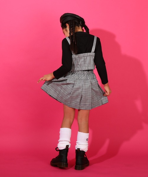 BABYDOLL（ベビードール）の「チェック スカート 8649K（スカート・キッズ・パープル/アッシュグレー/イエロー・140cm/130cm/80ｃｍ/120cm/150cm/110cm/100cm/90cm）」の17枚目の写真