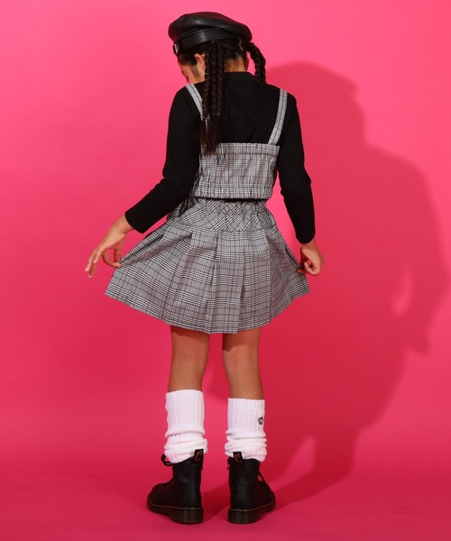 BABYDOLL（ベビードール）の「チェック スカート 8649K（スカート・キッズ・パープル/アッシュグレー/イエロー・140cm/130cm/80ｃｍ/120cm/150cm/110cm/100cm/90cm）」の18枚目の写真