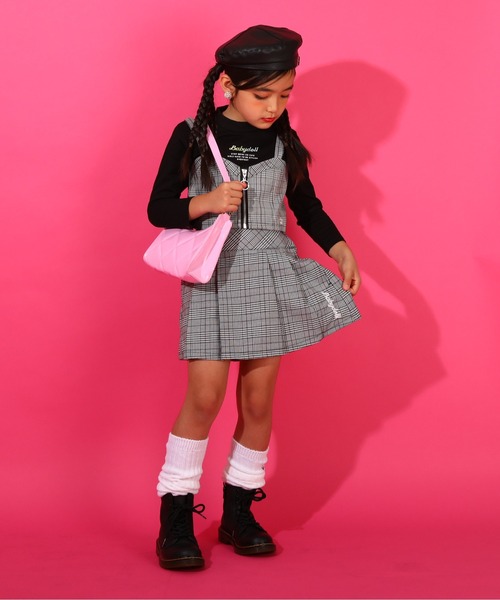 BABYDOLL（ベビードール）の「チェック スカート 8649K（スカート・キッズ・パープル/アッシュグレー/イエロー・140cm/130cm/80ｃｍ/120cm/150cm/110cm/100cm/90cm）」の16枚目の写真