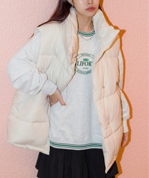 フェイクダウンオーバーサイズBIGベスト