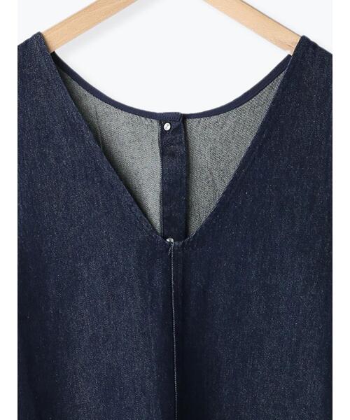 Samansa Mos2（サマンサ モスモス）の「前後着デニムジャンパースカート（ワンピース・レディース・ネイビー/ブルー・F）」の21枚目の写真