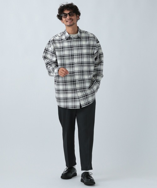 PENNEYS(ぺニーズ)の「【PENNEY'S(ペニーズ)】FOXビッグシャツ(シャツ/ブラウス・メンズ・サックスブルー/ブラウン/オフホワイト/クリアブルー・LARGE/MEDIUM)」の5枚目の写真