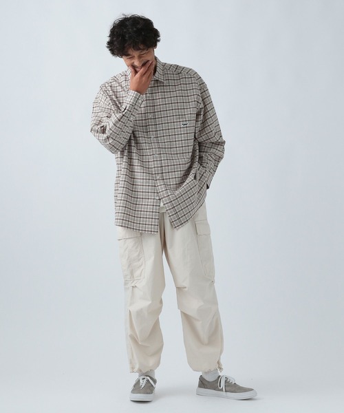 PENNEYS(ぺニーズ)の「【PENNEY'S(ペニーズ)】FOXビッグシャツ(シャツ/ブラウス・メンズ・サックスブルー/ブラウン/オフホワイト/クリアブルー・LARGE/MEDIUM)」の7枚目の写真