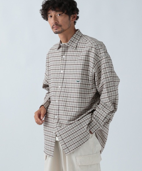 PENNEYS(ぺニーズ)の「【PENNEY'S(ペニーズ)】FOXビッグシャツ(シャツ/ブラウス・メンズ・サックスブルー/ブラウン/オフホワイト/クリアブルー・LARGE/MEDIUM)」の8枚目の写真