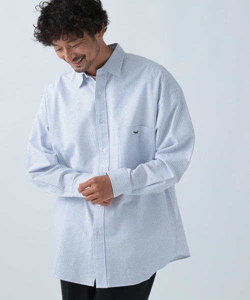 PENNEYS(ぺニーズ)の「【PENNEY'S(ペニーズ)】FOXビッグシャツ(シャツ/ブラウス・メンズ・サックスブルー/ブラウン/オフホワイト/クリアブルー・LARGE/MEDIUM)」の10枚目の写真