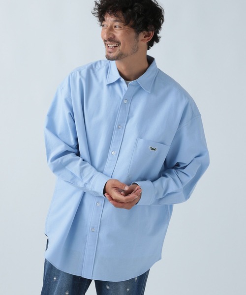 PENNEYS(ぺニーズ)の「【PENNEY'S(ペニーズ)】FOXビッグシャツ(シャツ/ブラウス・メンズ・サックスブルー/ブラウン/オフホワイト/クリアブルー・LARGE/MEDIUM)」の12枚目の写真