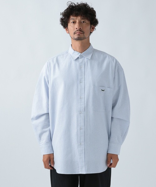 PENNEYS(ぺニーズ)の「【PENNEY'S(ペニーズ)】FOXビッグシャツ(シャツ/ブラウス・メンズ・サックスブルー/ブラウン/オフホワイト/クリアブルー・LARGE/MEDIUM)」の13枚目の写真