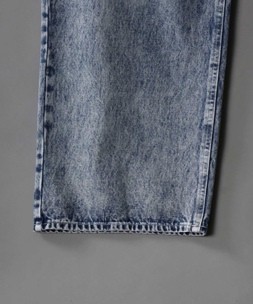 SITRY(シトリー)の「Wide Tapered Denim pants/ワイドテーパード デニム パンツ(デニムパンツ・メンズ・ケミカルウォッシュ/ブラック系その他2/ブラック系その他/ブラック/インディゴブルー・M/S/L/LL)」の7枚目の写真