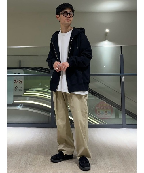 BACK NUMBER(バックナンバー)の「【BACK NUMBER】「15オンス」ヘビー裏毛ジップパーカー(パーカー・メンズ・ブラック/ライトグレー/ダークグレー・L/M/XL)」の16枚目の写真