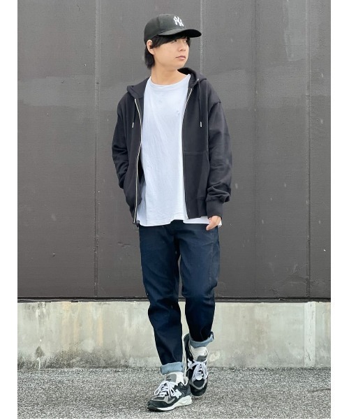 BACK NUMBER(バックナンバー)の「【BACK NUMBER】「15オンス」ヘビー裏毛ジップパーカー(パーカー・メンズ・ブラック/ライトグレー/ダークグレー・L/M/XL)」の22枚目の写真