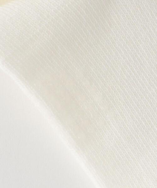 green label relaxing（グリーンレーベルリラクシング）の「GLR リボン ショートソックス 17cm-19cm（ソックス/靴下・キッズ・ホワイト・17-19cm）」の4枚目の写真