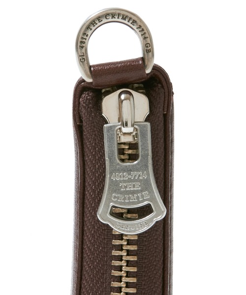 CRIMIE（クライミー）の「LOGO PLAQUE LEATHER ZIP WALLET