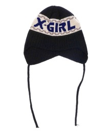 X-girl | LINE LOGO KNIT CAP(ニットキャップ/ビーニー)