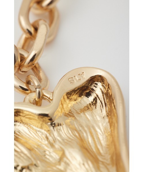 SLY（スライ）の「CHAIN HEART N/C チェーン ハート ネックレス（ネックレス・レディース・シルバー/ゴールド・FREE）」の20枚目の写真