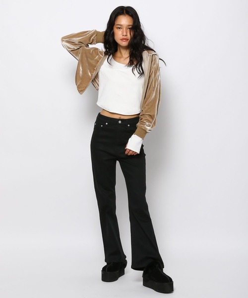 FOREVER 21（フォーエバー トゥエンティーワン）の「【2023AW】ベロアラインパーカー（パーカー・レディース・ブラック/ブラウン/カーキ・FREE）」の13枚目の写真