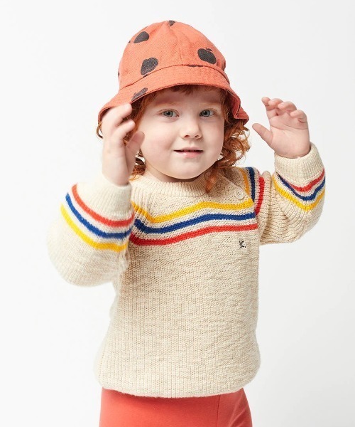 BOBO CHOSES（ボボショーズ）の「BC stripes jumper（ニット/セーター・キッズ・ベージュ・12-18MONTH/6-12MONTH/2-3YEAR/18-24MONTH）」の4枚目の写真