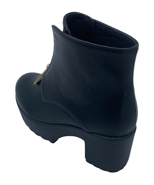 Sugar Sugar（シュガーシュガー）の「【SUGAR SUGARシュガーシュガー】センタージップブーツ（ブーツ・レディース・ブラック/ダークブラウン・S/M/L/LL）」の13枚目の写真