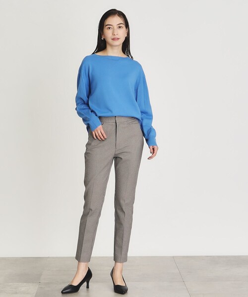 OPAQUE.CLIP(オペークドットクリップ)の「◆≪SS-LLsize≫ 裏起毛 ストレッチスティックパンツ/ネオサーモ【蓄熱素材/洗濯機洗い可】(その他パンツ・レディース・オフホワイト/グレー系/ブラック/ブラック系・34/36/38/40/42)」の17枚目の写真