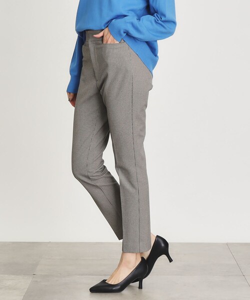 OPAQUE.CLIP(オペークドットクリップ)の「◆≪SS-LLsize≫ 裏起毛 ストレッチスティックパンツ/ネオサーモ【蓄熱素材/洗濯機洗い可】(その他パンツ・レディース・オフホワイト/グレー系/ブラック/ブラック系・34/36/38/40/42)」の19枚目の写真