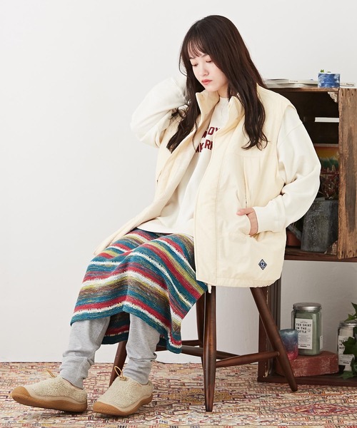 CUBE SUGAR（キューブシュガー）の「ウォームフライス無地抗菌加工レギンス（レギンス/スパッツ・レディース・ナチュラル/ブラック/トップグレー/レッド・M）」の9枚目の写真