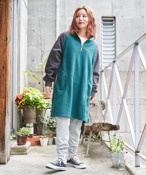 CUBE SUGAR（キューブシュガー）の「ウォームフライス無地抗菌加工レギンス（レギンス/スパッツ・レディース・ナチュラル/ブラック/トップグレー/レッド・M）」の10枚目の写真