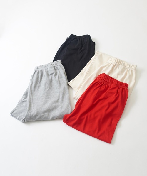 CUBE SUGAR（キューブシュガー）の「ウォームフライス無地抗菌加工レギンス（レギンス/スパッツ・レディース・ナチュラル/ブラック/トップグレー/レッド・M）」の19枚目の写真