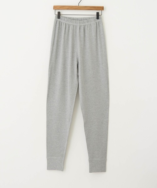 CUBE SUGAR（キューブシュガー）の「ウォームフライス無地抗菌加工レギンス（レギンス/スパッツ・レディース・ナチュラル/ブラック/トップグレー/レッド・M）」の7枚目の写真