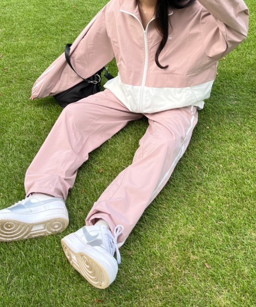 nemne store（ネンネストア）の「【低身長サイズあり】配色刺繍トラックパンツ（その他パンツ・レディース・ネイビー/アイボリー/ピンク・SMALL/MEDIUM）」の16枚目の写真