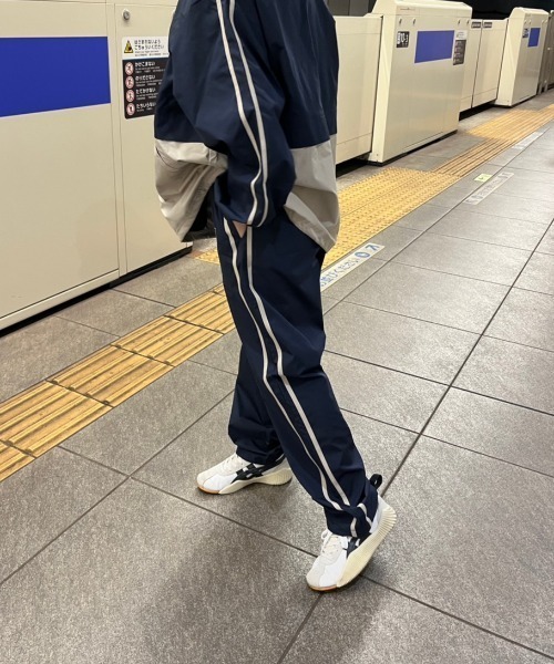 nemne store（ネンネストア）の「【低身長サイズあり】配色刺繍トラックパンツ（その他パンツ・レディース・ネイビー/アイボリー/ピンク・SMALL/MEDIUM）」の12枚目の写真