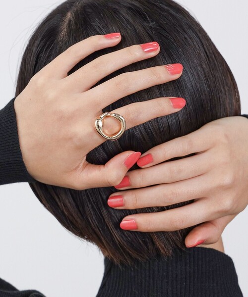 BEAMS HEART(ビームスハート)の「BEAMS HEART / サークル リング(リング・レディース・シルバー/ゴールド・ONE SIZE)」の1枚目の写真