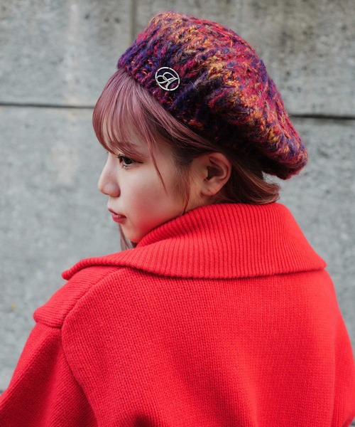 atmos pink（アトモスピンク）の「atmos pink カラフルミックス ベレー