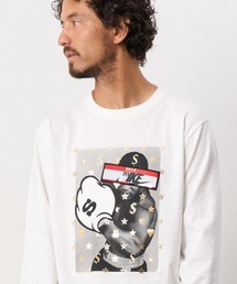 mlt4539-5.6ozコットン天竺 mIKE シークイン LS Tシャツ