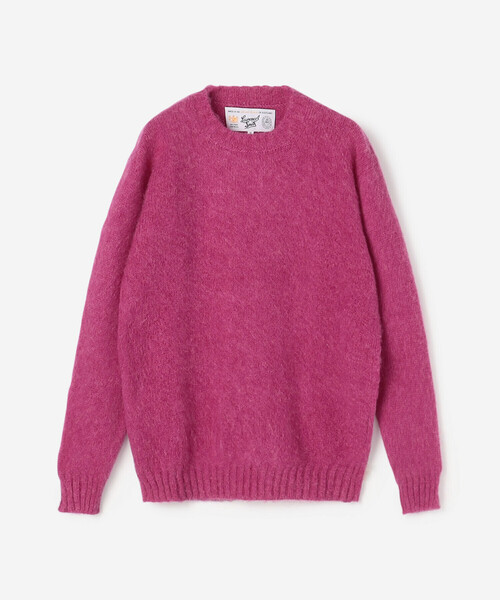 Laurence J Smith（ローレンスジェイスミス）の「LAURENCE J. SMITH | シームレスクルーネックセーター WOMEN（ニット/セーター・レディース・ピンク/イエロー/オレンジ/ブルー・S）」の17枚目の写真