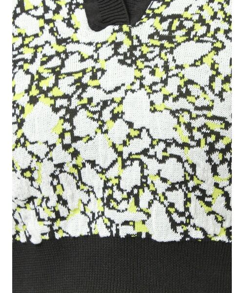 EVRIS（エヴリス）の「アブストラクトジャガードニットトップス（ニット/セーター・レディース・ブラック/ブラウン・FREE）」の22枚目の写真