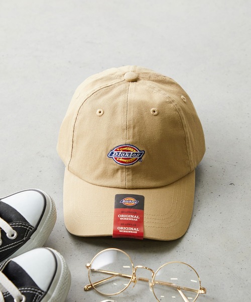 Dickies（ディッキーズ）の「【Dickies】EX ICON LOWCAP/ロゴ/アジャスタブル/フリーサイズ/ストラップバック/キャップ/帽子/ディッキーズ（キャップ・メンズ・レンガ/モスグリーン/サックスブルー/ネイビー/ベージュ/オフホワイト/ブラック・FREE）」の3枚目の写真