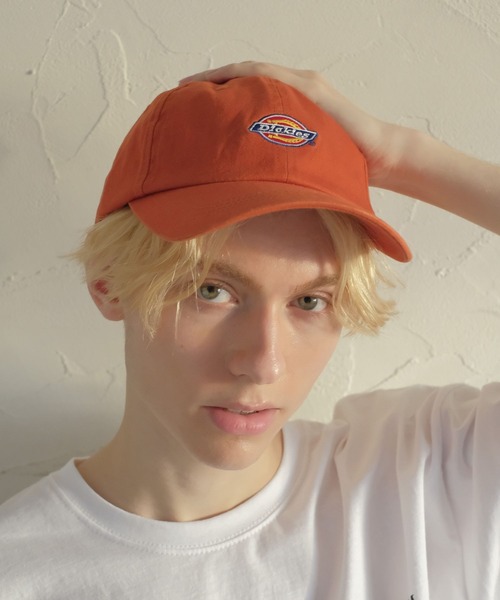 Dickies（ディッキーズ）の「【Dickies】EX ICON LOWCAP/ロゴ/アジャスタブル/フリーサイズ/ストラップバック/キャップ/帽子/ディッキーズ（キャップ・メンズ・レンガ/モスグリーン/サックスブルー/ネイビー/ベージュ/オフホワイト/ブラック・FREE）」の7枚目の写真