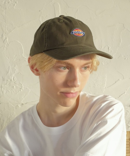 Dickies（ディッキーズ）の「【Dickies】EX ICON LOWCAP/ロゴ/アジャスタブル/フリーサイズ/ストラップバック/キャップ/帽子/ディッキーズ（キャップ・メンズ・レンガ/モスグリーン/サックスブルー/ネイビー/ベージュ/オフホワイト/ブラック・FREE）」の4枚目の写真