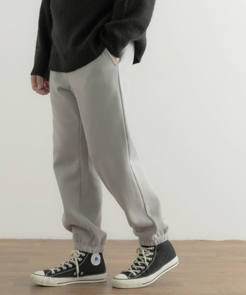 ITEMS URBANRESEARCH（アイテムズ アーバンリサーチ）の「『抗菌』裏起毛スウェットパンツ（スウェットパンツ・メンズ・ブラック/グレー系その他/ライトグレー・MEDIUM/LARGE）」の12枚目の写真