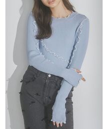 merry jenny | シアーメローニット(Tシャツ/カットソー)