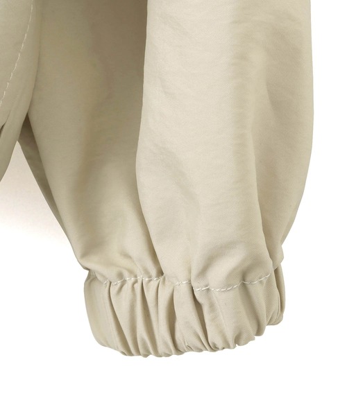 MAKE YOUR DAY（メイクユアデイ）の「ラインナイロンブルゾン■80～140cm（ナイロンジャケット・キッズ・ベージュ/ブルー/ネイビー・140/110/130/100/120/80/90）」の13枚目の写真