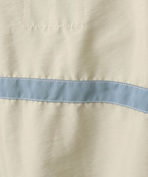 MAKE YOUR DAY（メイクユアデイ）の「ラインナイロンブルゾン■80～140cm（ナイロンジャケット・キッズ・ベージュ/ブルー/ネイビー・140/110/130/100/120/80/90）」の15枚目の写真