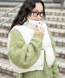 WEGO | WEGO/【23年秋冬新作】ショートパテッドベスト(ダウンベスト)