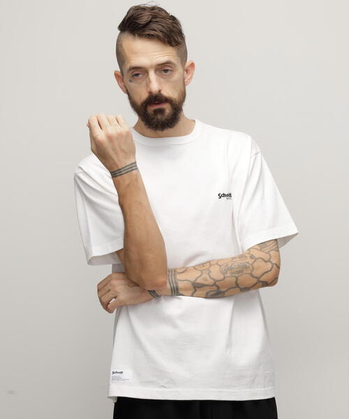 schott（ショット）の「Schott/ショット/T-SHIRT "ARCHIVE STAMPS"/Tシャツ "アーカイブスタンプ"（Tシャツ/カットソー・メンズ・ブラック/ホワイト/グレー・XL/M/S/L）」の15枚目の写真