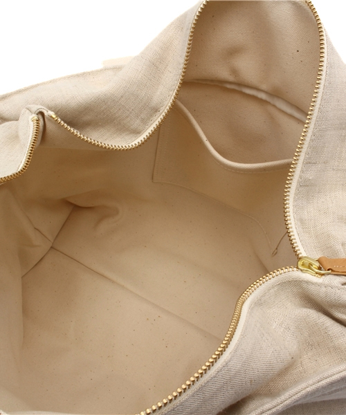 LBC(エルビーシー)の「フランダースリネン キャリートートバッグ(トートバッグ・レディース・ベージュ/その他35・ONE SIZE)」の3枚目の写真