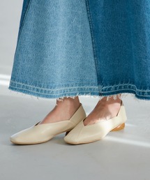 Juze | スクエアトゥバブーシュパンプス(パンプス)